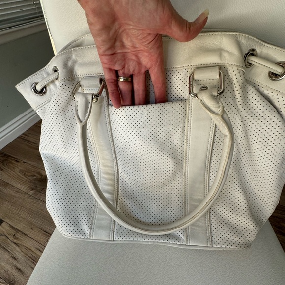 Vintage MCM Structured Drawstring Satchel - Picture 15 of 15